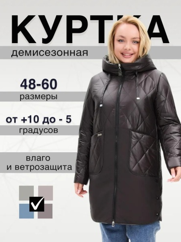 Демисезонная куртка черный
