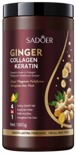 SADOER маска and Polygonum Hair Mask - Маска для жестких волос 1000 мл