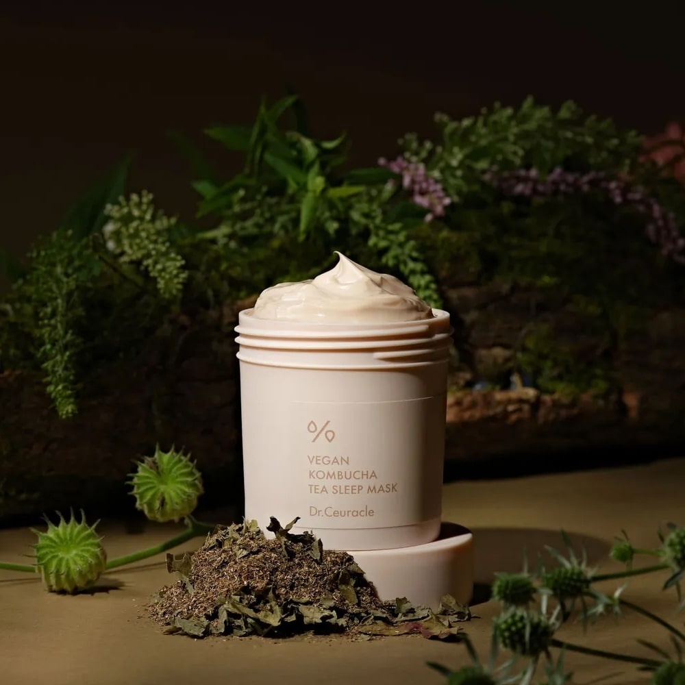 Маска для лица Dr.Ceuracle крем Vegan Kombucha Tea Sleep 100 г