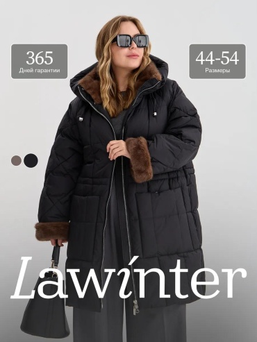 Пуховик LaWinter черный