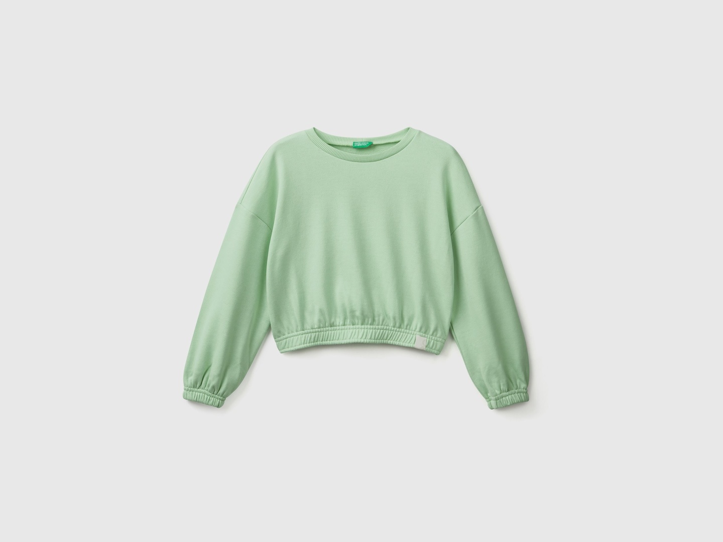 Свитшот UNITED COLORS OF BENETTON зеленый