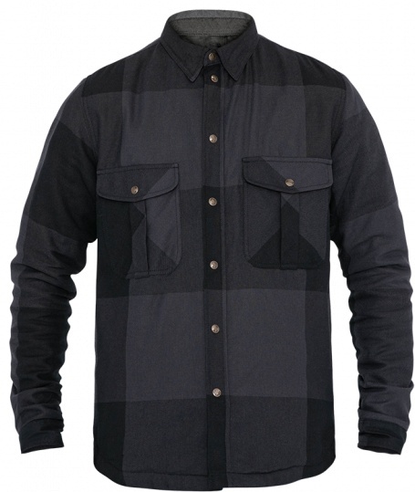 JOHN DOE Motoshirt черный, серый 44