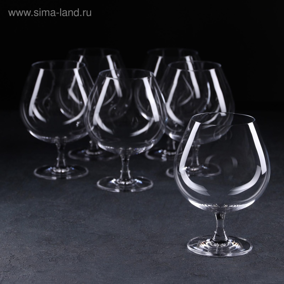 Набор бокалов Bohemia Crystal 690 мл, стекло, 6 шт