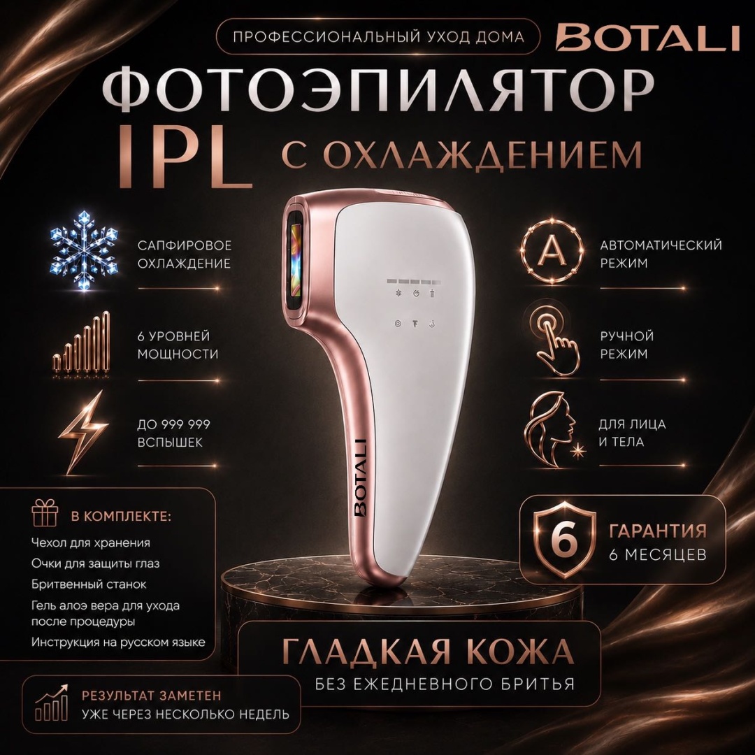 BOTALI фотоэпилятор RJ-9