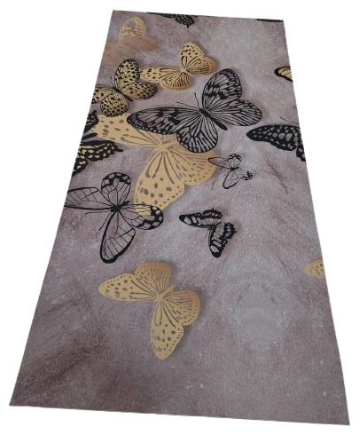 Ковровая дорожка Евроуют безворсовая, микрофибра, 79 см x 1.6 м