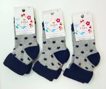 Носки Para Socks Махровые синий, серый 18