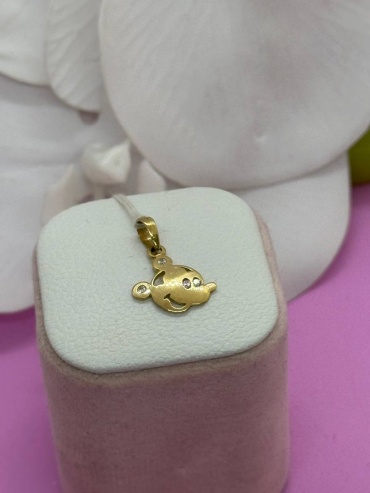 Подвеска SAR JEWELRY Aro_E1_9416 вес 0.7 г золото, фианит