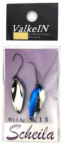 Блесна ValkeIN ValkeIN Scheila# 1.8g Color 15, Silver/Blue 1 шт