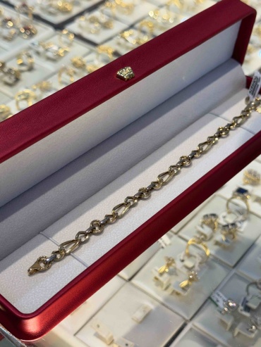 MIRSADO GOLD Браслет длина 19 см, вес 4.87 г золото, плетение якорное