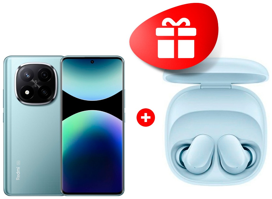 Смартфон Xiaomi Redmi Note 14 PRO+ 5G 8 ГБ/256 ГБ синий + подарок