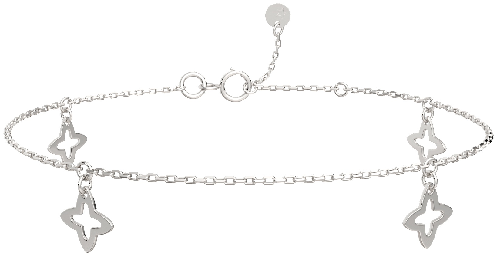Lucente Silver ZO-0650015_18 длина 18 см, вес 1.36 г серебро, плетение фантазийное