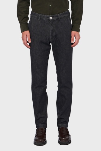 Джинсы зауженные Trussardi серый