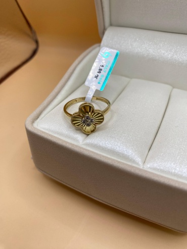 Diamond 578866689 размер 18.5 вес 3.22 г золото, фианит