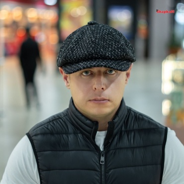 Кепи Shapkoff размер 56, черный, антрацит