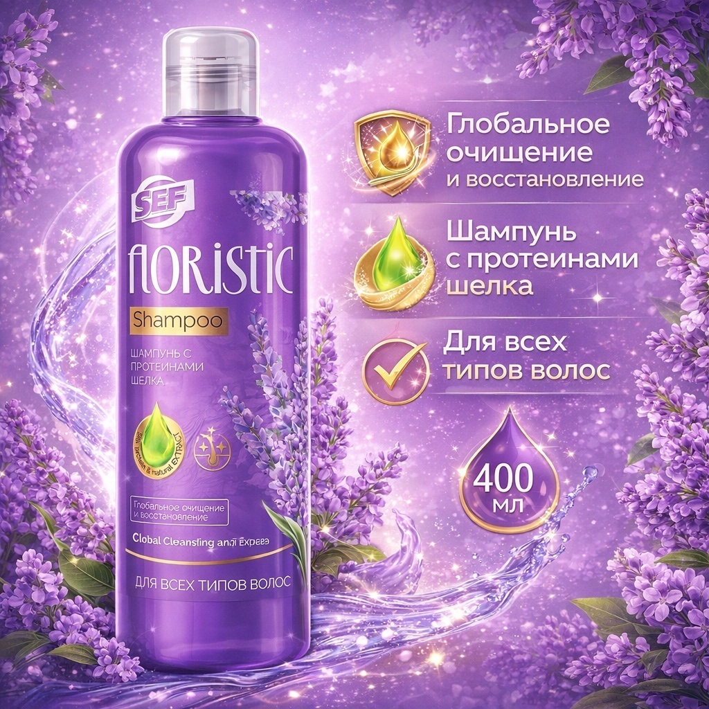 SEF Floristic шампунь 400 мл