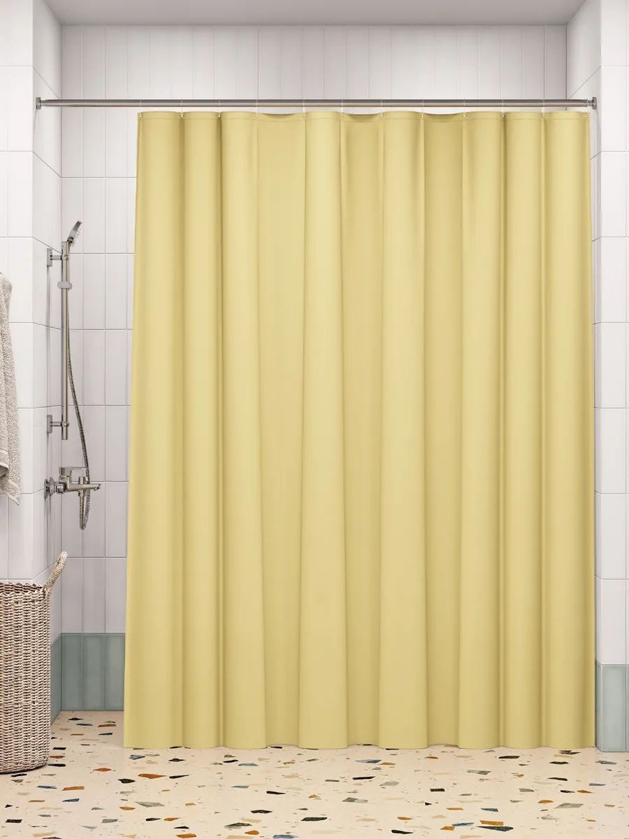 Штора 162700896 180x200 желтый, полиэстер