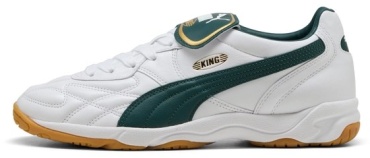Кроссовки Puma King Indoor белый, зеленый