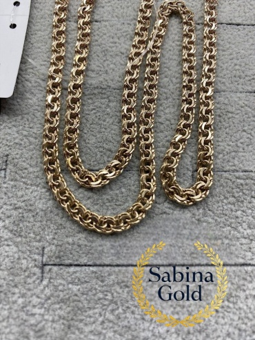 Sabina Gold SEP-SBN-092 длина 50 см, вес 5.79 г золото, плетение бисмарк