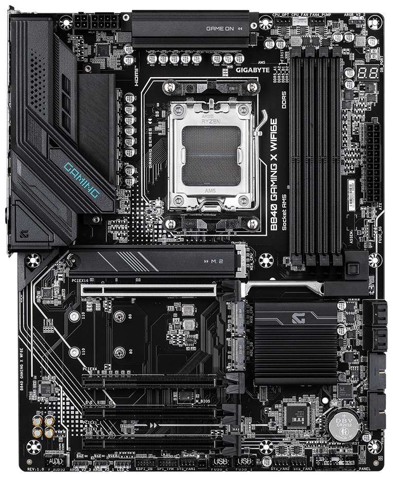 Материнская плата GIGABYTE B840 GAMING X WF6E
