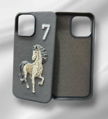 Чехол Santa Barbara Polo & Racquet Club для Apple iPhone 16 Pro Max серый