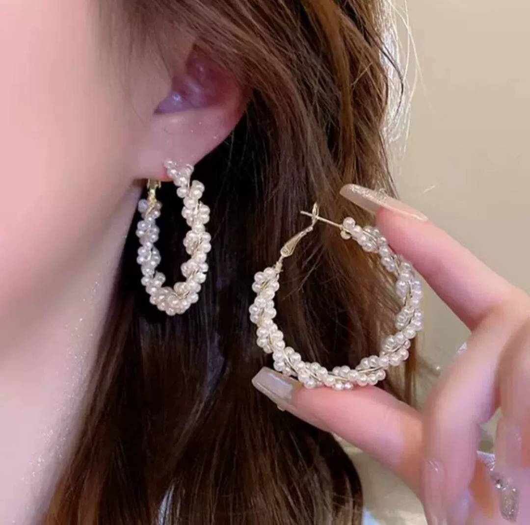 Серьги LAREY бижутерный сплав, искусственный жемчуг