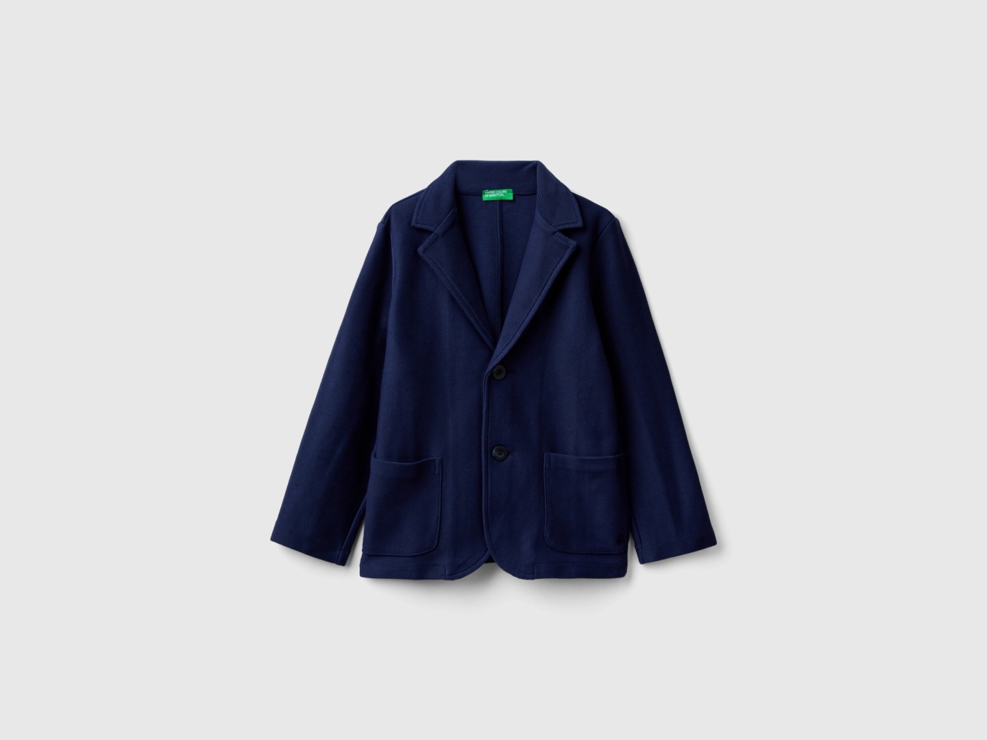 Однобортный UNITED COLORS OF BENETTON синий