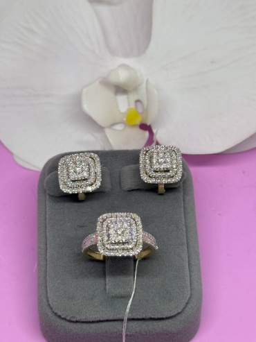 SAR JEWELRY Keran_42_009_6961_18 вес 8.6 г золото, бриллиант