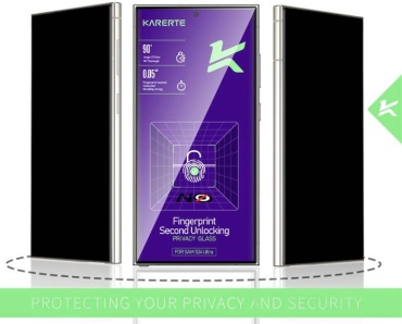 Стекло KARERTE для Samsung Galaxy S25 черный