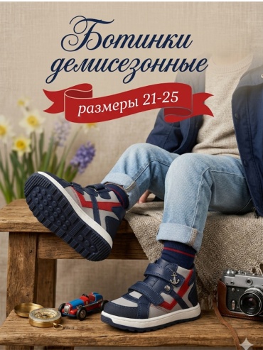Ботинки Panda Kids мультиколор