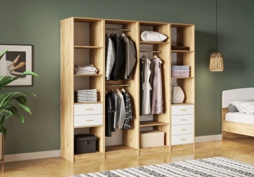 Гардеробная система для одежды Aiba Mebel ДСП, 160x50x210 см