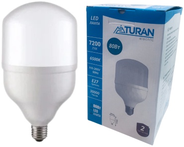 TURAN 80W E27, светодиодная, нейтральный белый