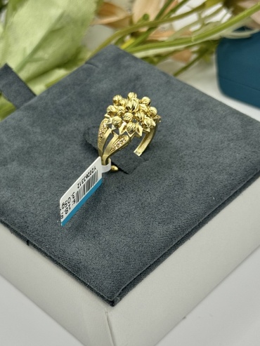 Raia Gold 74334 размер 18.5 вес 3.05 г золото, без вставок