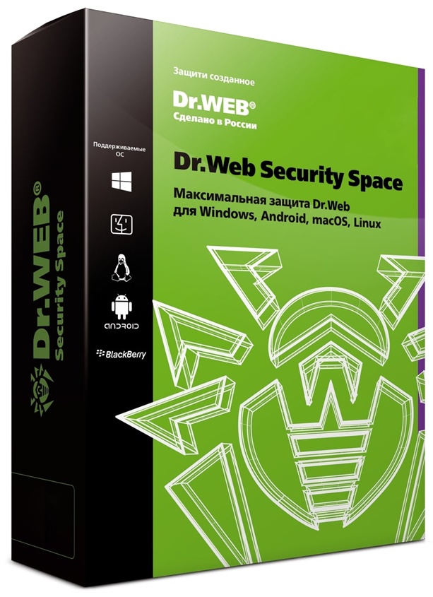 Антивирус Dr.Web Security Space 12М 1 ПК