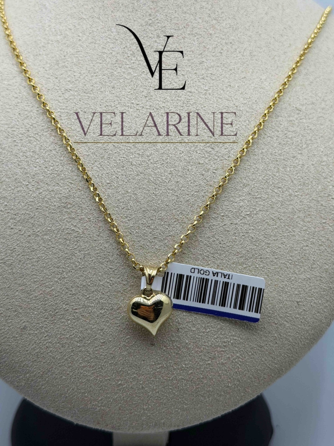 VE VELARINE CC длина 55 см, вес 2.5 г золото, плетение шопард