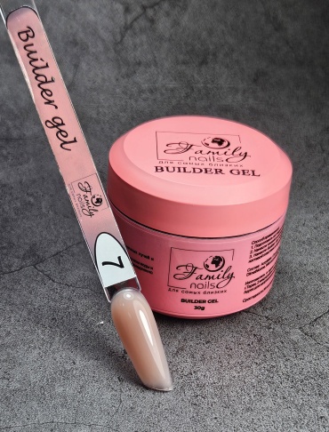 Family nails гель Builder gel №7 30 мл