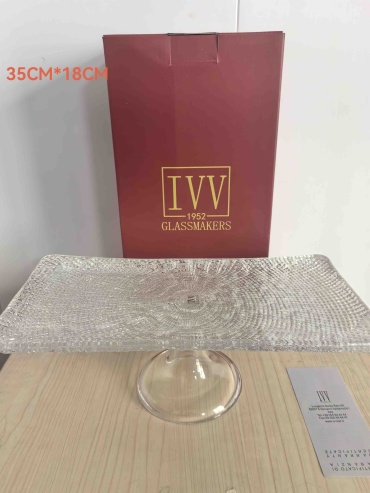 Блюдо IVV 35х15 см, жаропрочное стекло, 1 шт