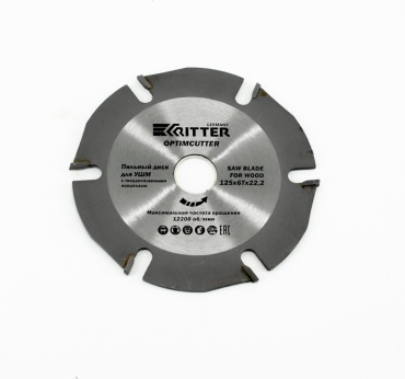 Диск отрезной по дереву 125x22.2х1.2 мм, Ritter 53395
