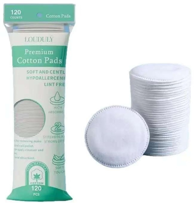 Louduly ватные диски Premium Cotton Pads 120 шт