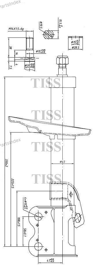 Амортизатор JD Амортизатор Подвески JAS0108