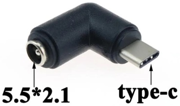 Разъем питания 5.5x2.1/type-c 1 шт, пластик, металл
