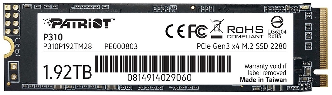 SSD Patriot P310P192TM28 1920 Гб