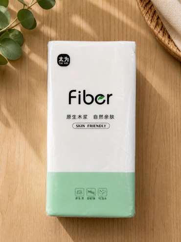 Бумажные салфетки AIGUL TEXTILE Fiber 200 шт