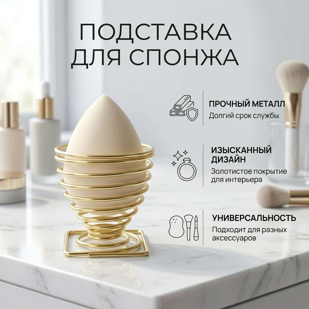 Подставка для спонжа металл