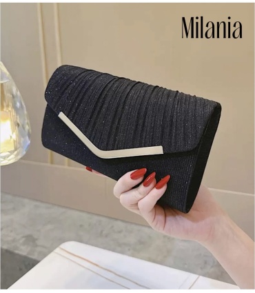 Клатч Milania полиуретан черный