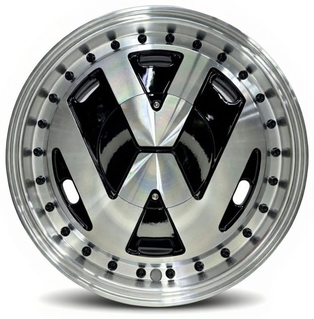 Volkswagen Vag 6.5x15/4x100 D57.1 ET30 4 диска черный, серебристый