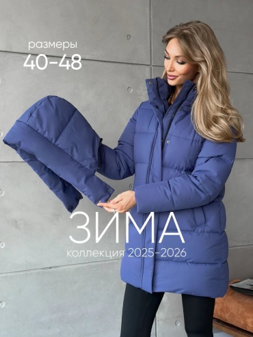 Демисезонная куртка синий