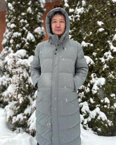 Пуховик SNOWPARD серый