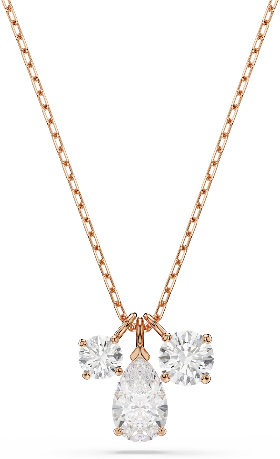 Цепь Swarovski длина 40 см ювелирный сплав кристаллы Swarovski