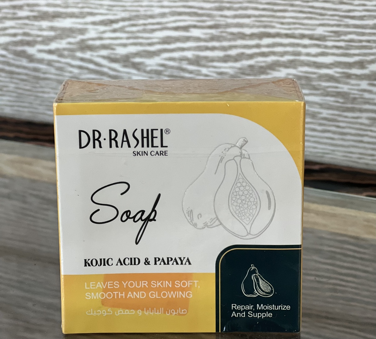Кусковое мыло туалетное Dr. Rashel Kojic acid & Papaya 1 шт