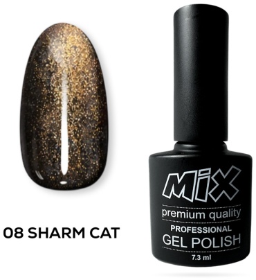 MiX гель-лак SHARM CAT 08 глянцевое 7.3 мл